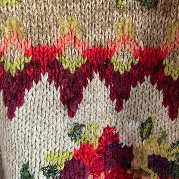 Heirloom collectibles Floral Knit Women's Sweater - Picture 16 of 16